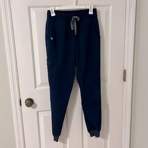 FIGS Navy Jogger Scrub Pants Technical Collection Size S